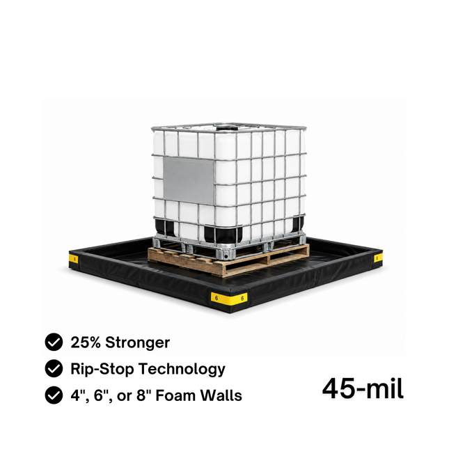 DuraFlex Heavy Duty 45-mil Drive-Over Foam Wall Secondary Spill Berm