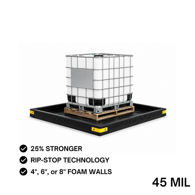 DuraFlex Heavy Duty 45 Mil Drive-Over Foam Wall Secondary Spill Berm