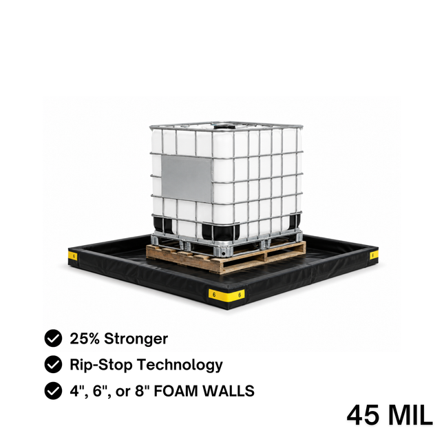 DuraFlex Heavy Duty 45 Mil Drive-Over Foam Wall Secondary Spill Berm
