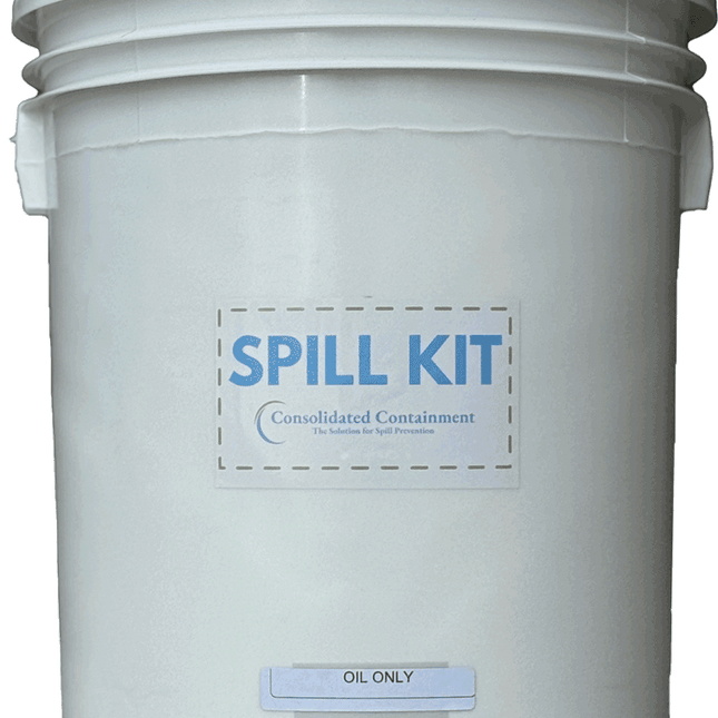 Oil-Only Spill Kits | 5, 30 & 55 Gallon - Consolidated Containment