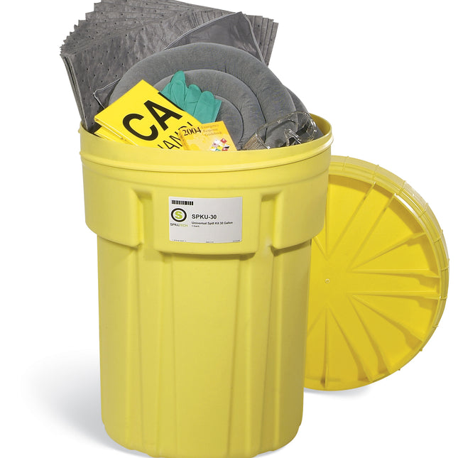 Universal 30-Gallon OverPack Salvage Drum Spill Kit - Consolidated Containment