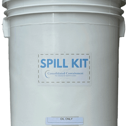 Oil-Only Spill Kit Bucket - Consolidated Containment