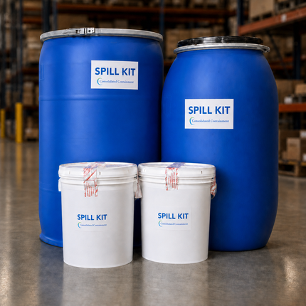 Universal Spill Kits | 5, 30 & 55 Gallon