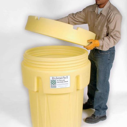 Ultra-Overpack with man taking lid off