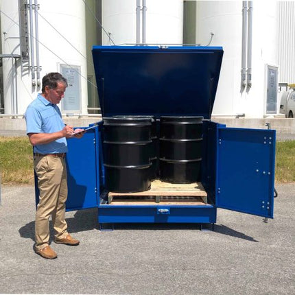 Ultra-Hard Top S4 Steel Spill Pallet