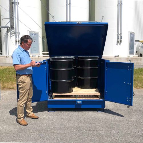 Ultra-Hard Top S4 Steel Spill Pallet