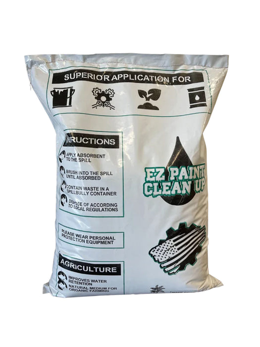 The back of a bag of Spill Bully's LIGHT absorbent - Consolidated Containment