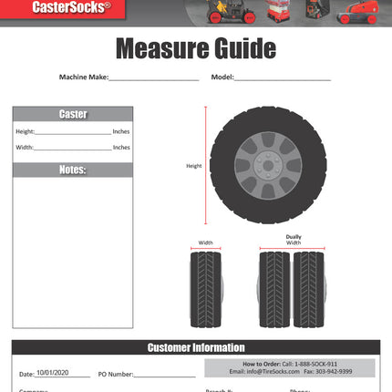 CasterSocks® (Set of 2) - 4" Width