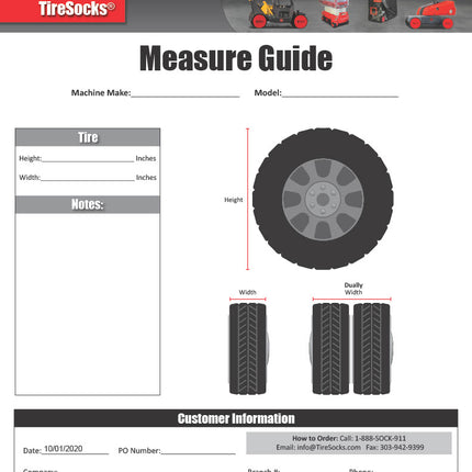 TireSocks® – Durable Tire Covers for Interior Construction (Set of 4)