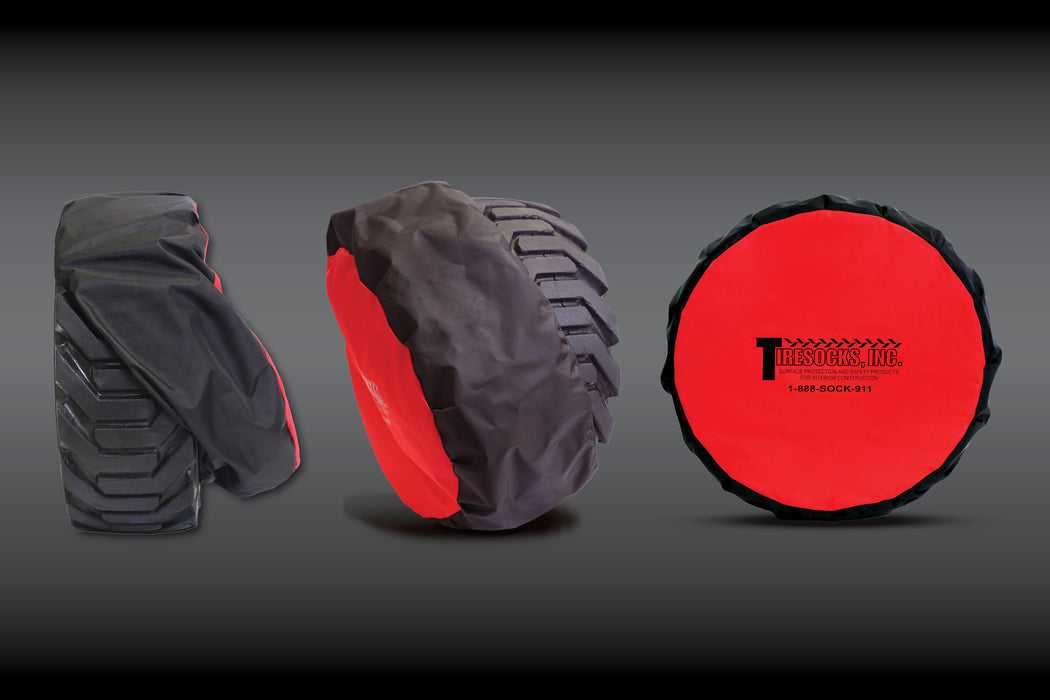 TireSocks® – Durable Tire Covers for Interior Construction (Set of 4)