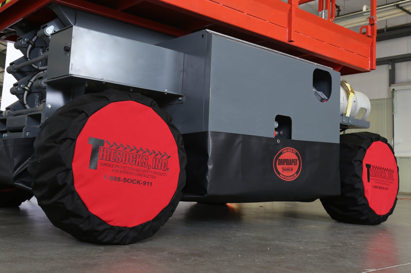 TireSocks® – Durable Tire Covers for Interior Construction (Set of 4)