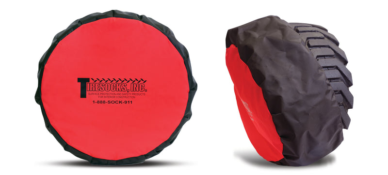 TireSocks® – Durable Tire Covers for Interior Construction (Set of 4)