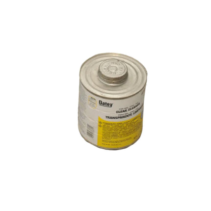 A can of Oatey clear cleanser