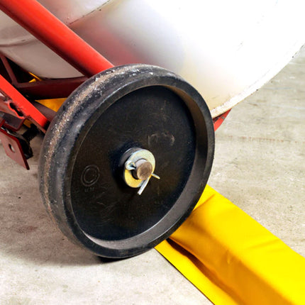 A dolly rolling over an Ultra-Build a berm