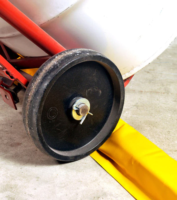 A dolly rolling over an Ultra-Build a berm