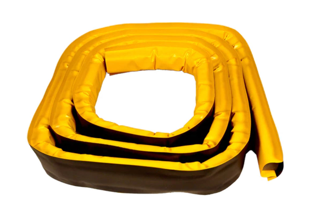 The foam straight edge of an Ultra-Build a berm