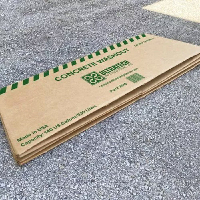 A flattened Ultra-Concrete Washout berm economy model