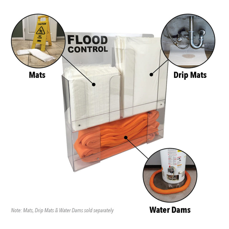 Wall Mounted Rack for Mats, Drip Mats & Dams - Consolidated Containment