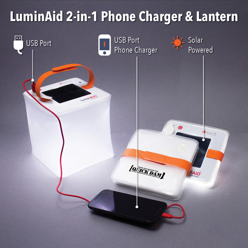 Emergency Flood Kit with FREE Solar Lantern Charger - Consolidated Containment
